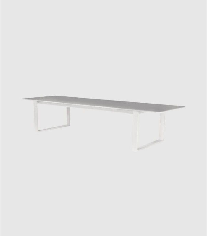 White rectangular Fermo table