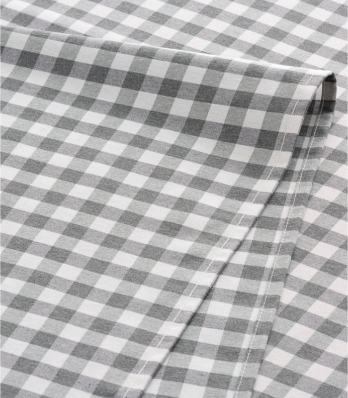 Stain-Resistant Tablecloth with Gingham Check Pattern 140 x 180