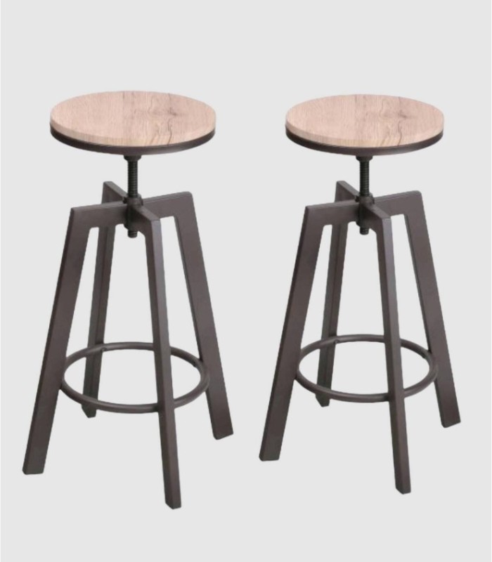 Set 2 taburetes regulables Dock