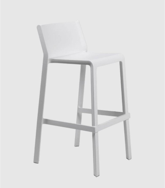 Set van 4 witte Trill-krukjes