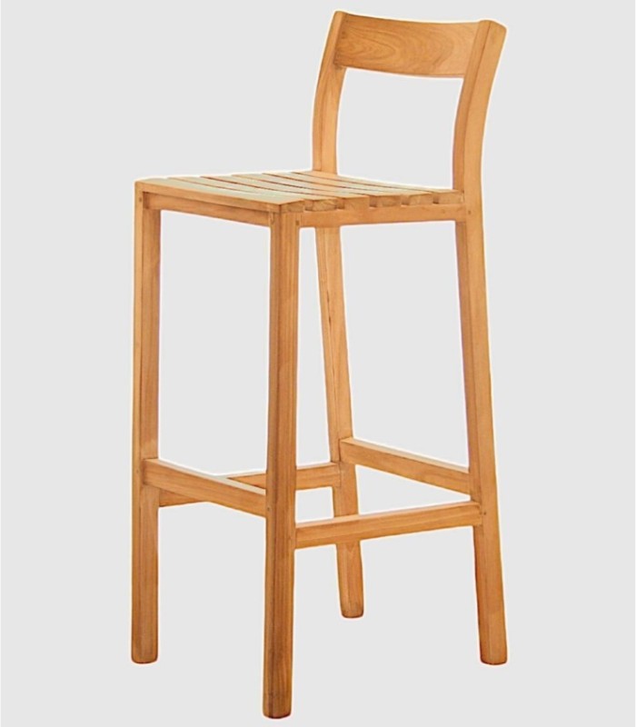 Edgar Teak Bar Stool