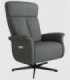 Butaca relax eléctrica giratoria 270 Nely gris