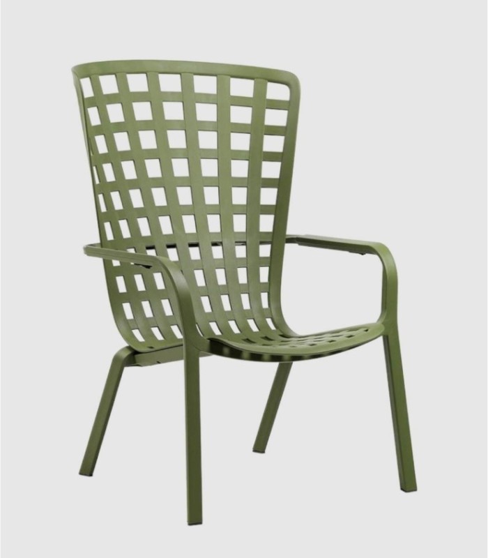 Armchair with arms Folio agave