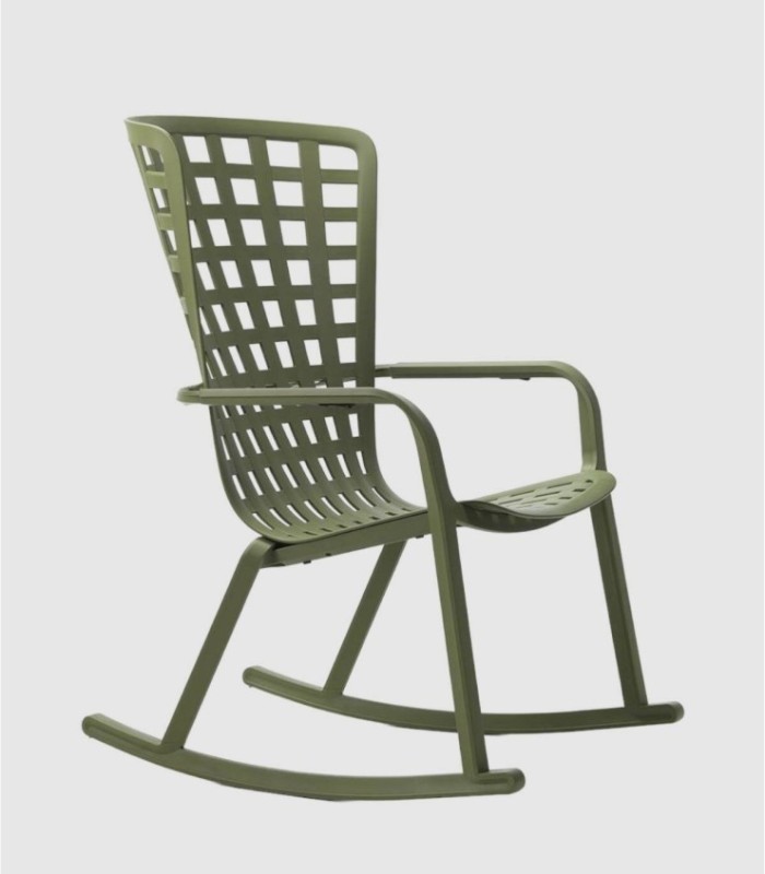 Folio agave rocking chair with arms