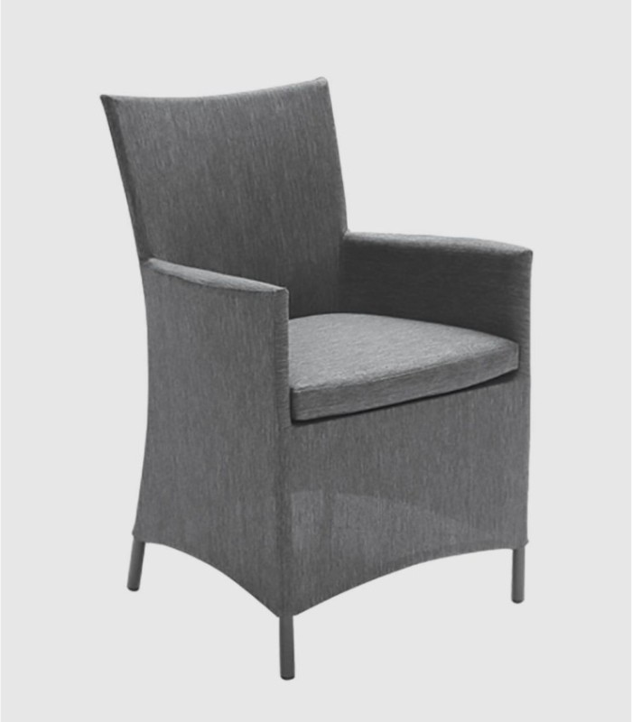 Set van 4 zwarte California fauteuils