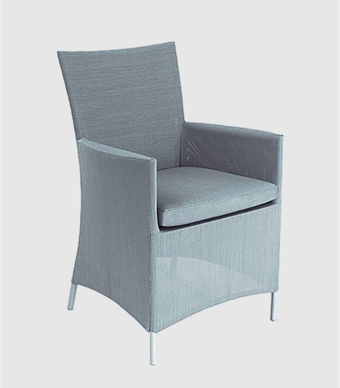 Set van 4 grijze fauteuils uit Californië