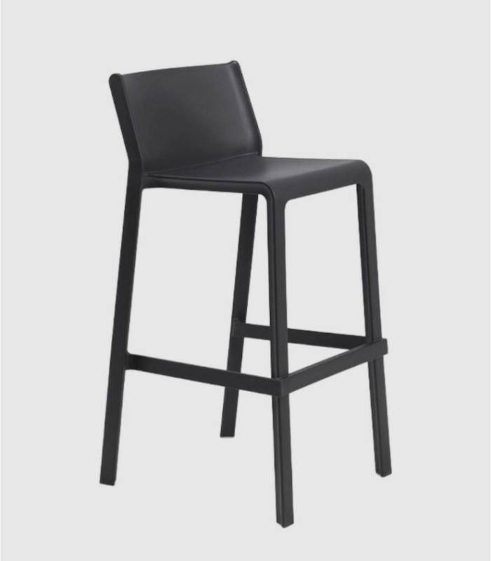 Set of 4 Trill backrest stools