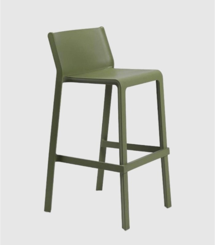 Set of 4 Trill backrest stools