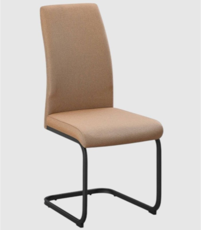 Set van 4 Tacoma kaneelkleurige stoelen