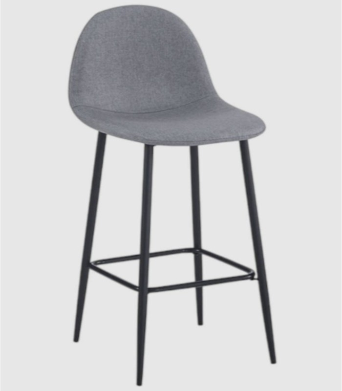 Pack of 2 James low grey stools