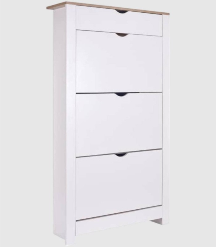 Shoe rack with 3 compartments and a large Tivoli drawer