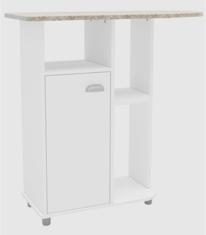 Asfeld white ironing cabinet