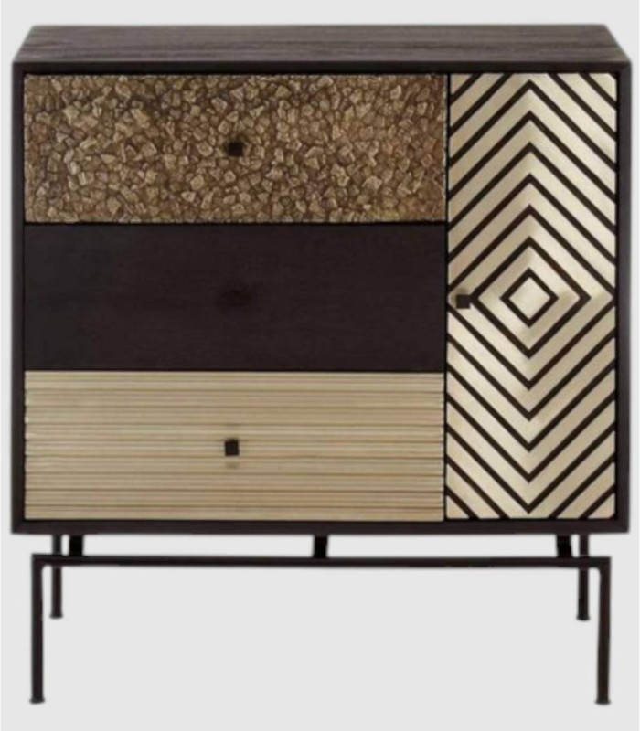 Alvor dressoir met 1 deur en 3 lades