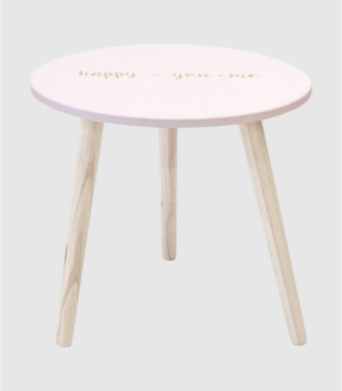Chique roze salontafel