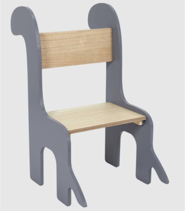 Set of 4 children's Dino chairs