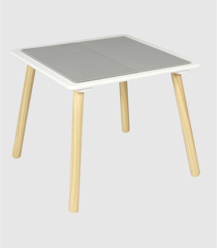 Mesa infantil cuadrada Lego