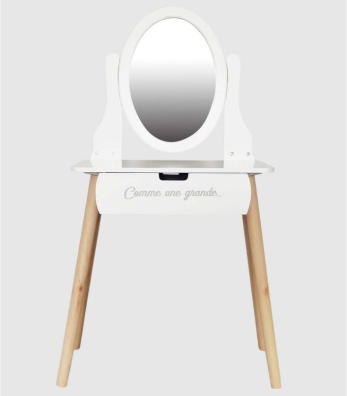 White children's vanity
