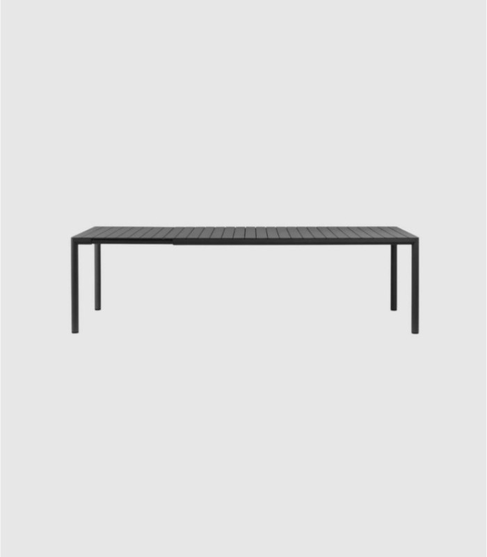 Tevere kleine uitschuifbare tafel antraciet