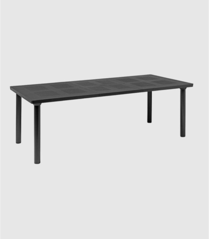 Libeccio antraciet uitschuifbare tafel