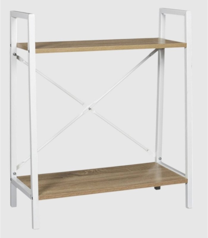 Estantería 2 baldas blanca Loka