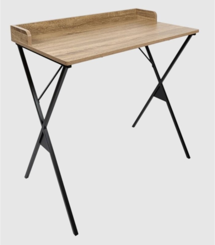 Loka zwart houten bureau
