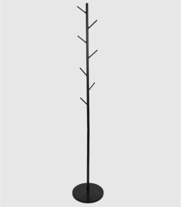 Loka 7-point coat rack, black