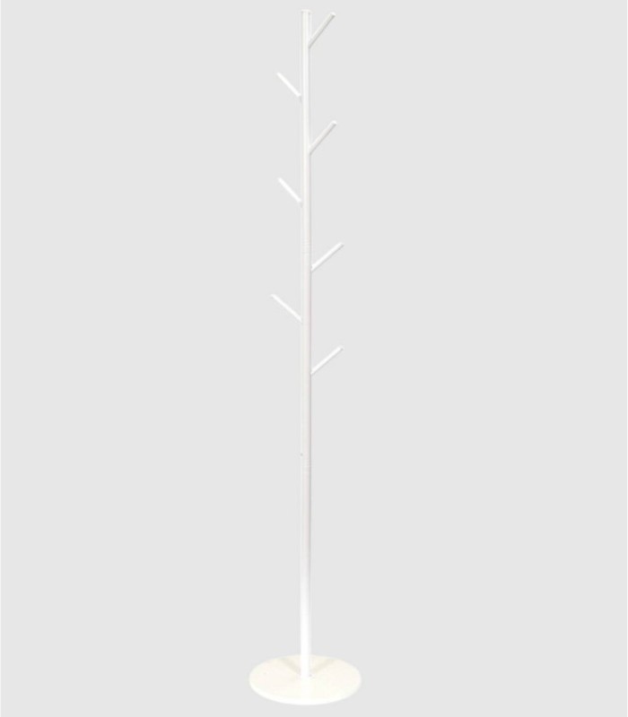 Loka 7-point coat rack, white