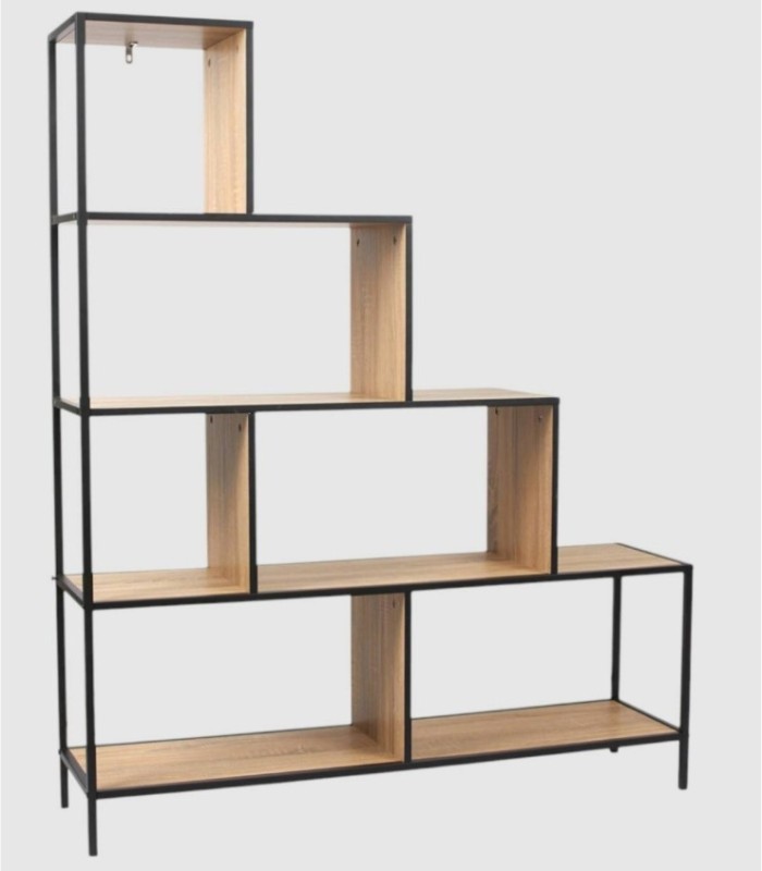 Estantería 5 baldas escalonada Edison