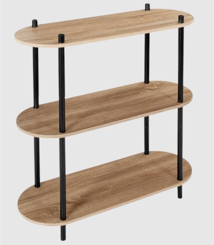 Cobe 3-shelf bookcase
