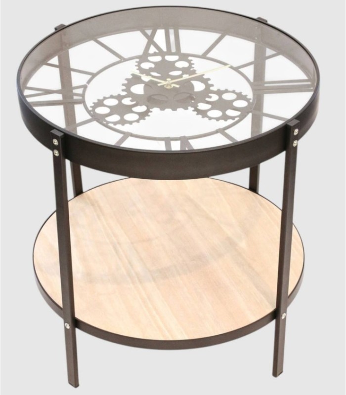 Salontafel met klok