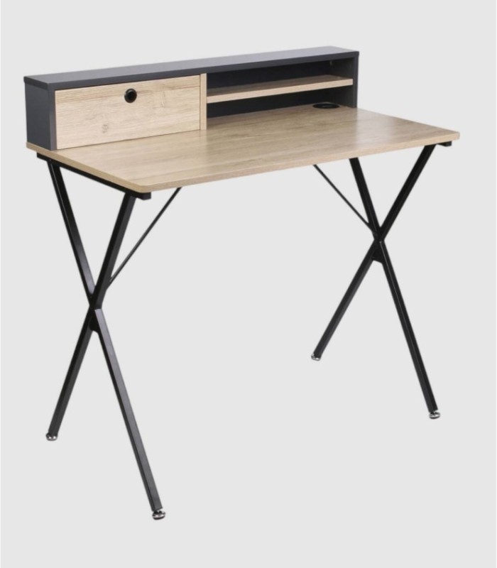 Cambridge wood and metal desk