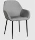 Set 2 sillones Giulia gris