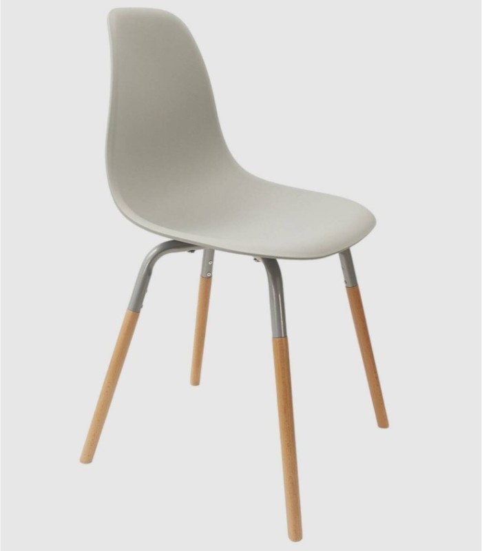 Set 4 sillas Phenix gris claro