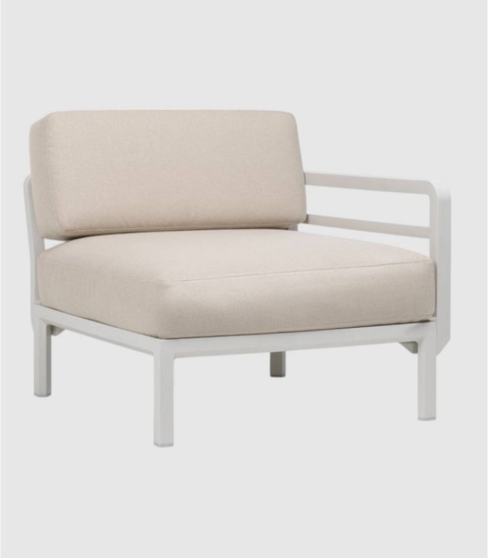 Sofá Maximo modular elemento lateral gesso