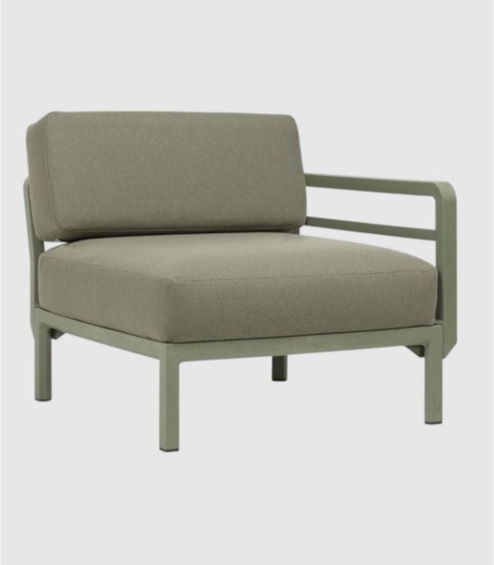 Sofá Maximo modular elemento lateral cactus