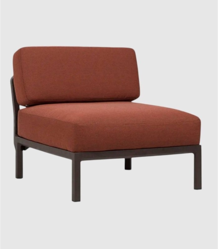 Sofá Maximo modular elemento central terra