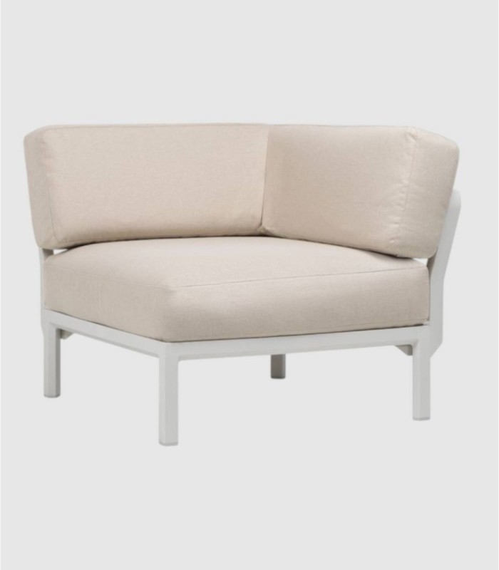 Sofá Maximo modular elemento angulo gesso