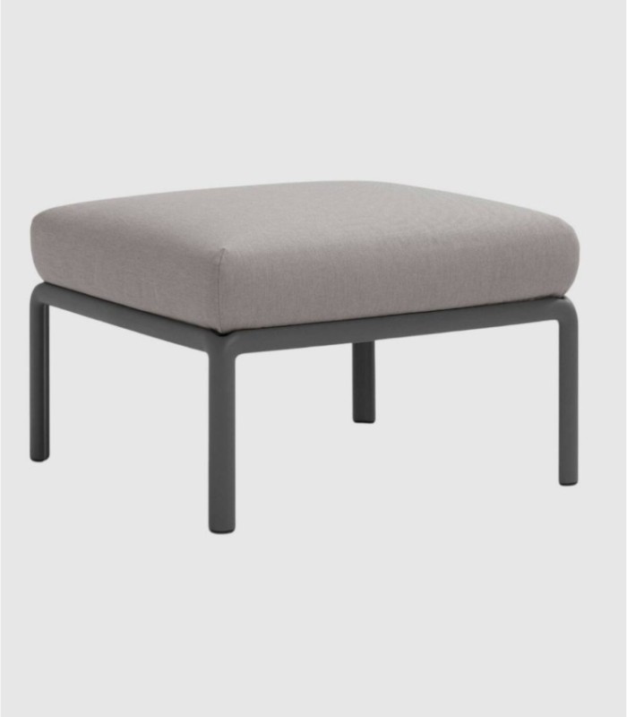 Puff del sofá modular Komodo antracite grigio