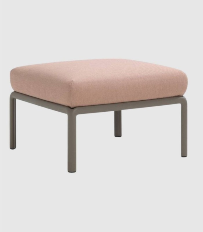 Puff del sofá modular Komodo tortora rosa quarzo