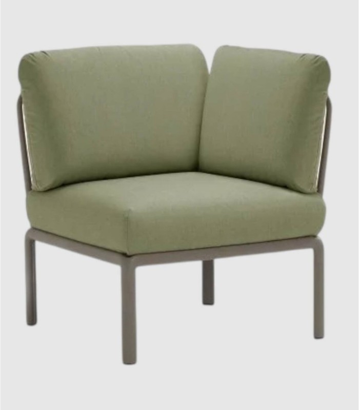 Sofá Komodo elemento angulo tortora giungla