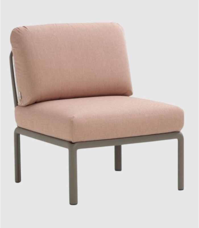 Sofá Komodo elemento central tortora quarzo