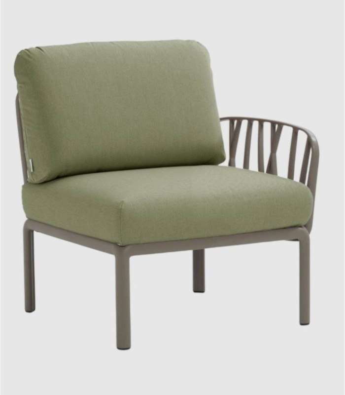 Komodo sofa terminal element tortora giungla