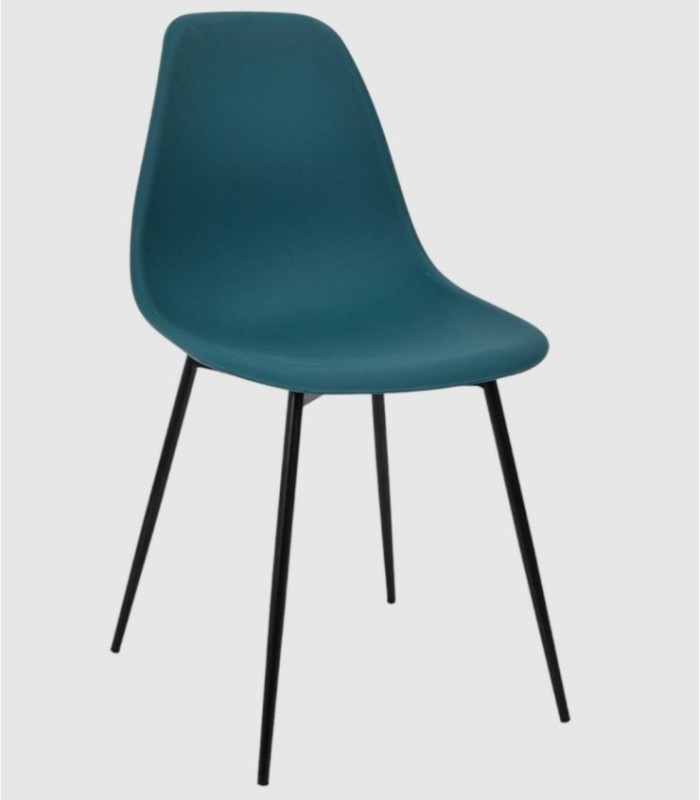 Set of 6 Gustav blue chairs