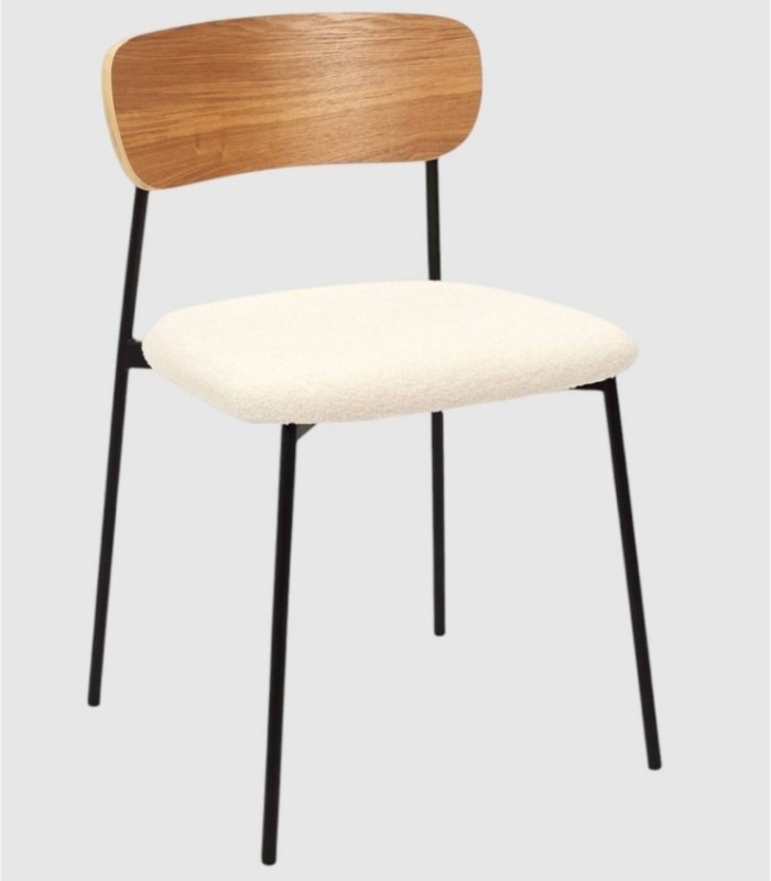 Set van 4 gestoffeerde Loki-stoelen