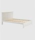 Cama con cabezal Nefil blanca grande