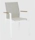 Silla C-BR  Kubik aluminio blanca