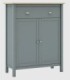 Mueble auxiliar 2 puertas y 1 cajón Nampas verde