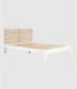 Cama con cabezal Jeune blanco