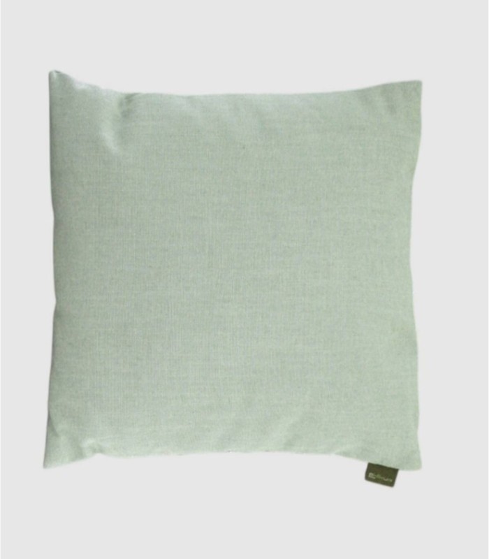 Cojín relleno de fibra cuadrado Grace cielo