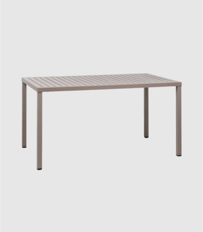 CUBE TABLE, TABLE SIZE 80X140, TORTORA TABLE COLOR